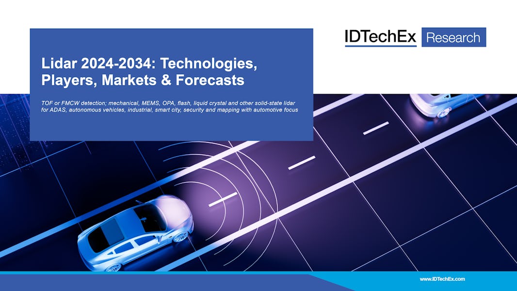 Lidar 2024-2034 : technologies, acteurs, marchés et prévisions