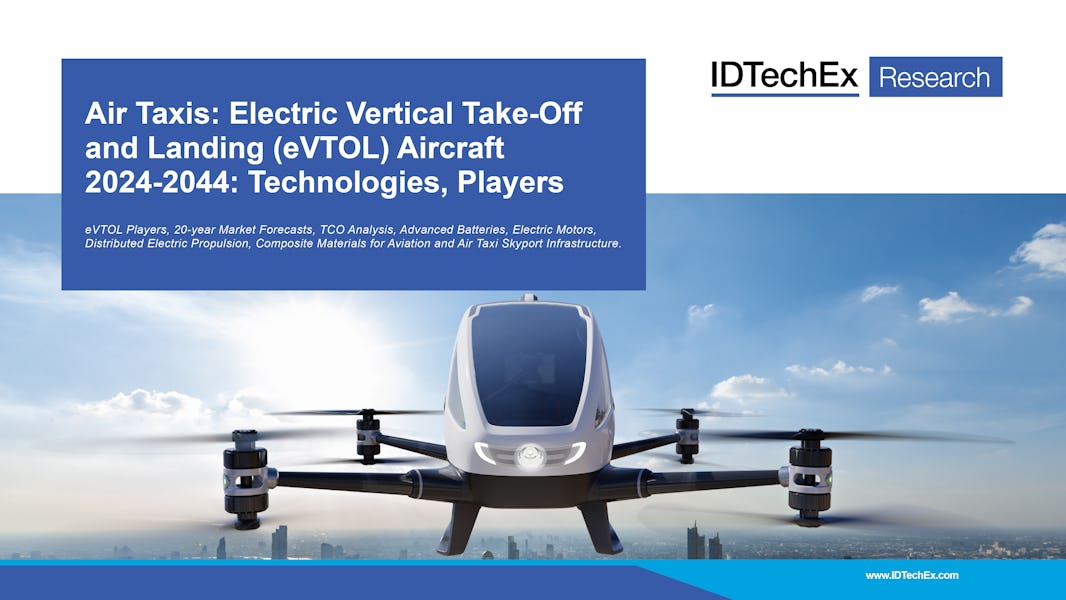 Taxis aériens : avions électriques à décollage et atterrissage verticaux (eVTOL) 2024-2044 : technologies, acteurs