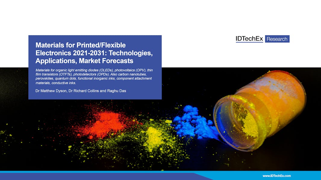 Materiali per l'elettronica stampata/flessibile 2021-2031: tecnologie, applicazioni, previsioni di mercato
