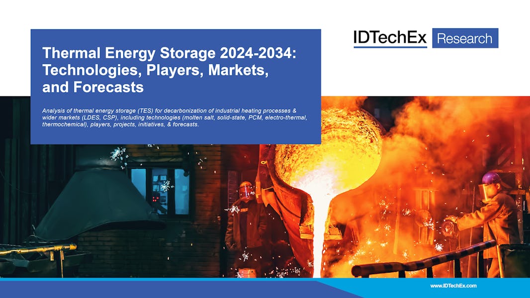 Almacenamiento de energía térmica 2024-2034: tecnologías, actores, mercados y previsiones