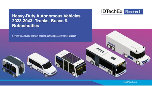 Veicoli autonomi pesanti 2023-2043: camion, autobus e roboshuttles
