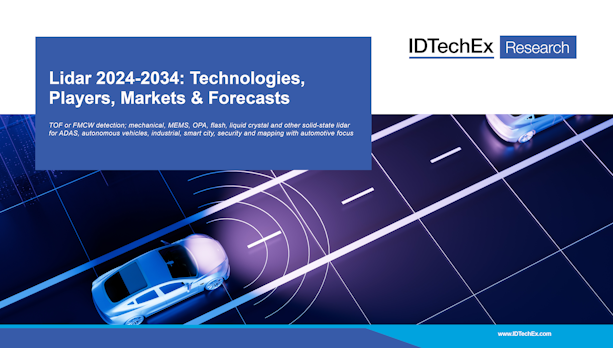Lidar 2024-2034: tecnologías, actores, mercados y previsiones