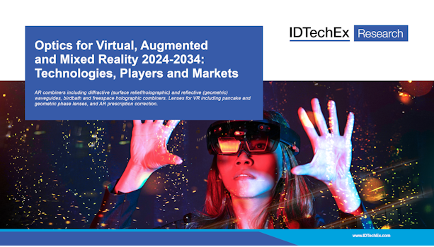 Ottica per la realtà virtuale, aumentata e mista 2024-2034: tecnologie, attori e mercati