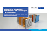 Materials for Green Hydrogen Production 2024-2034