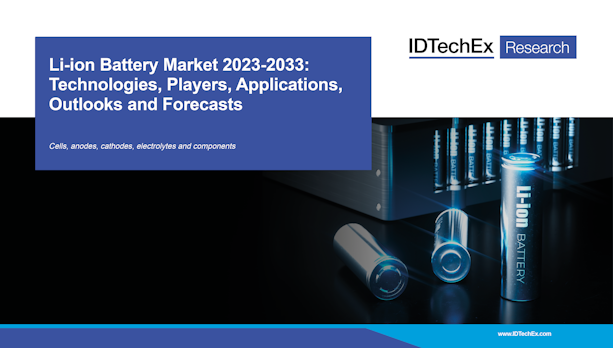 Mercato delle batterie agli ioni di litio 2023-2033: tecnologie, attori, applicazioni, prospettive e previsioni
