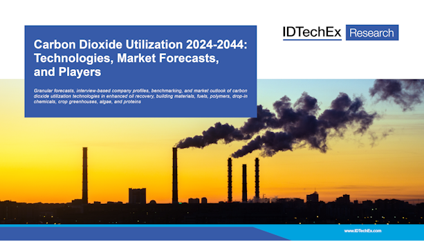 Utilización del dióxido de carbono 2024-2044: tecnologías, previsiones de mercado y actores