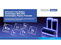 IDTechEx Release Advanced Li-ion Battery Technologies Market Report