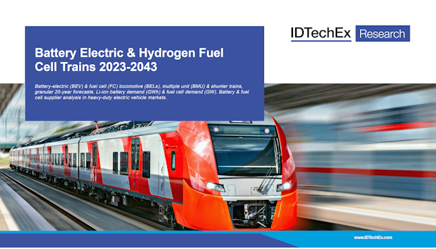 Treni elettrici a batteria e celle a combustibile a idrogeno 2023-2043