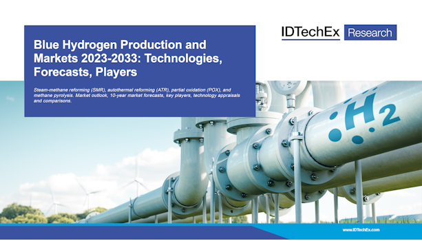 Producción y mercados de hidrógeno azul 2023-2033: tecnologías, pronósticos y actores