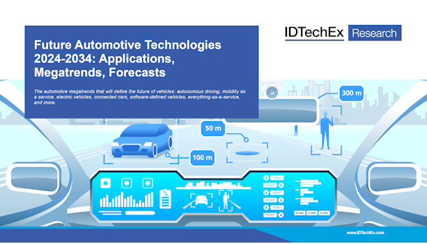 Future Automotive Technologies 2024-2034: aplicaciones, megatendencias, previsiones