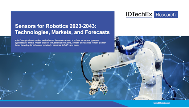 Sensori per la robotica 2023-2043: tecnologie, mercati e previsioni